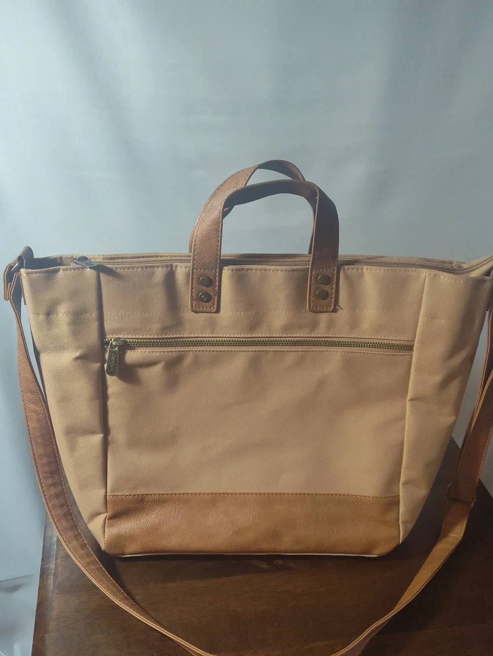 Laptop Bag, Thirty One, Camel Color
